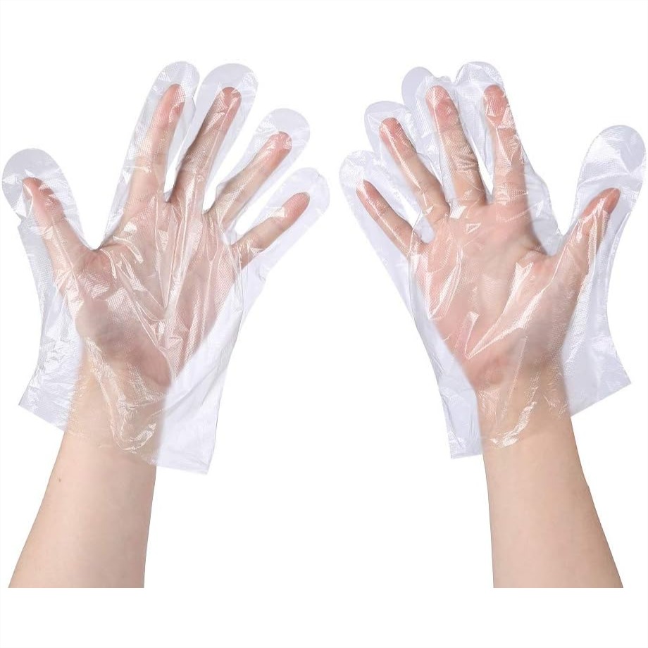 100 Pcs Plastic Disposable Glo - огляд і ціна Rubber Glove Cleaning