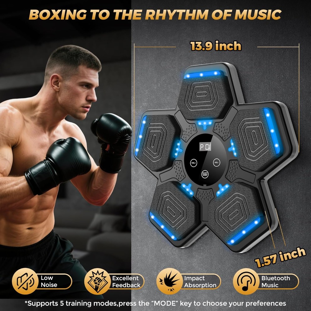 Music Boxing Machine for Adult - огляд і ціна Workout Glove Gym