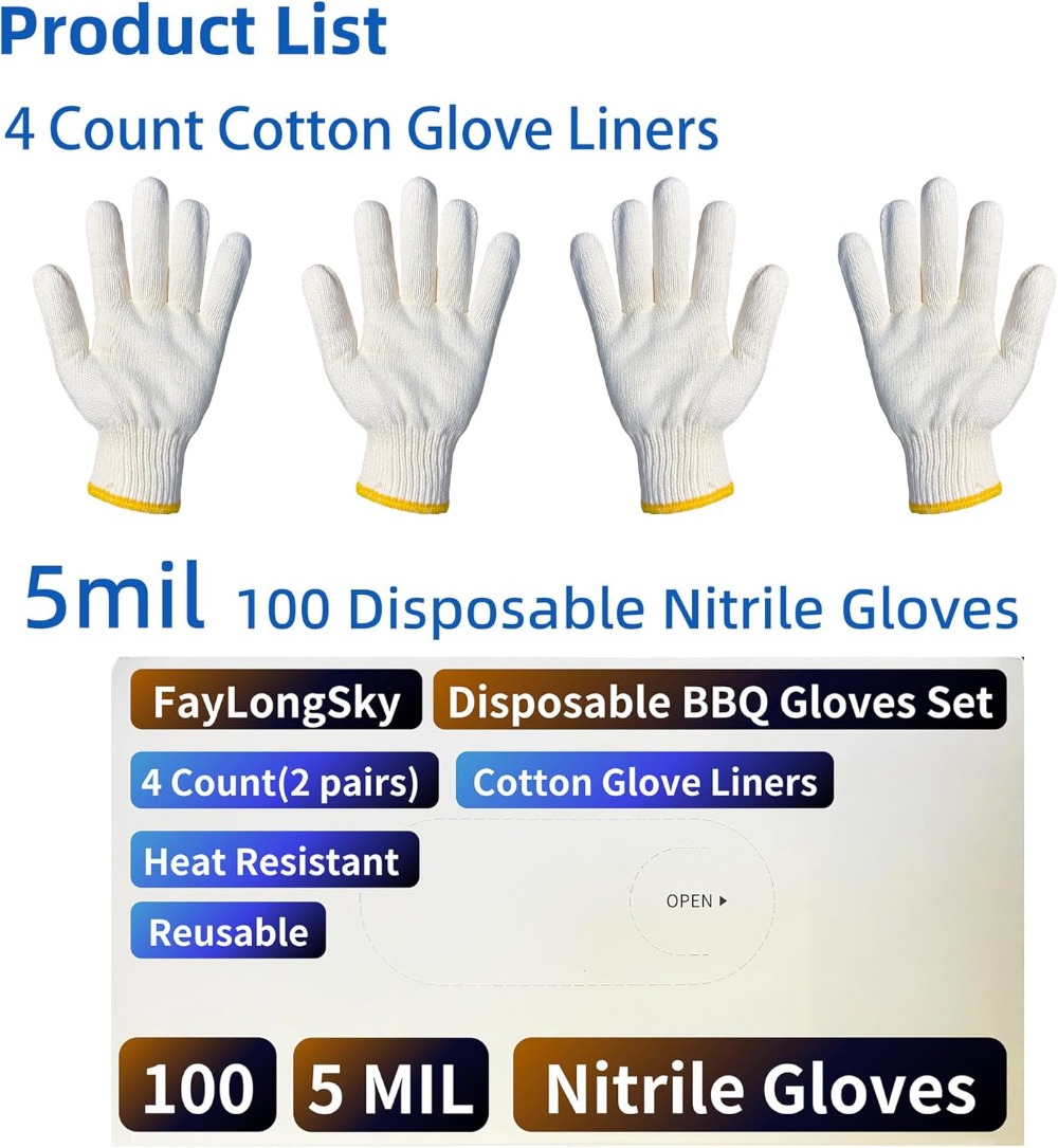 Heat Resistant BBQ Gloves: 4 R - огляд і ціна Heat Resistant Glove