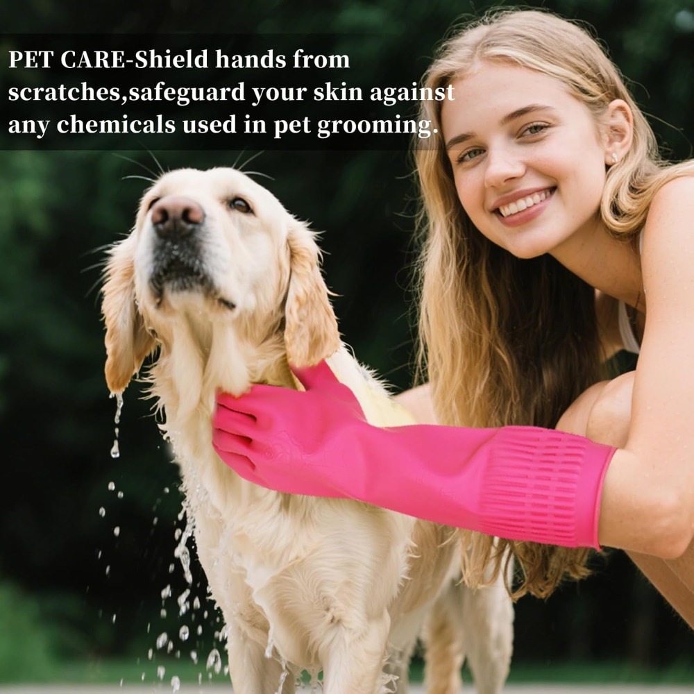 15-Inch Reusable Rubber Gloves - огляд і ціна Rubber Glove Cleaning