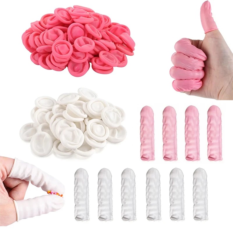 100/200PCS Disposable Finger C - огляд і ціна Latex Disposable Glove