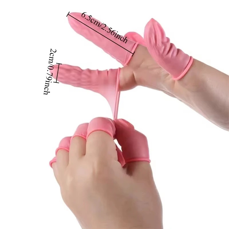 100/200PCS Disposable Finger C - огляд і ціна Latex Disposable Glove