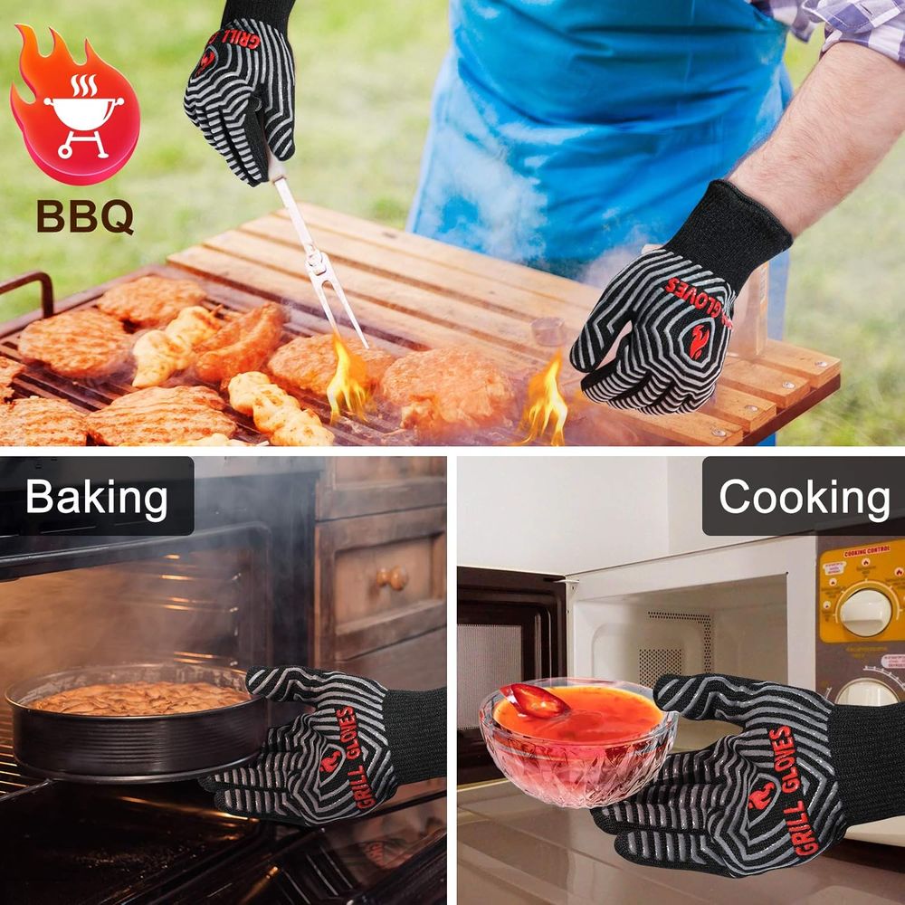 Silicone Heat Resistant Grilli - огляд і ціна Oven Mitt Silicone