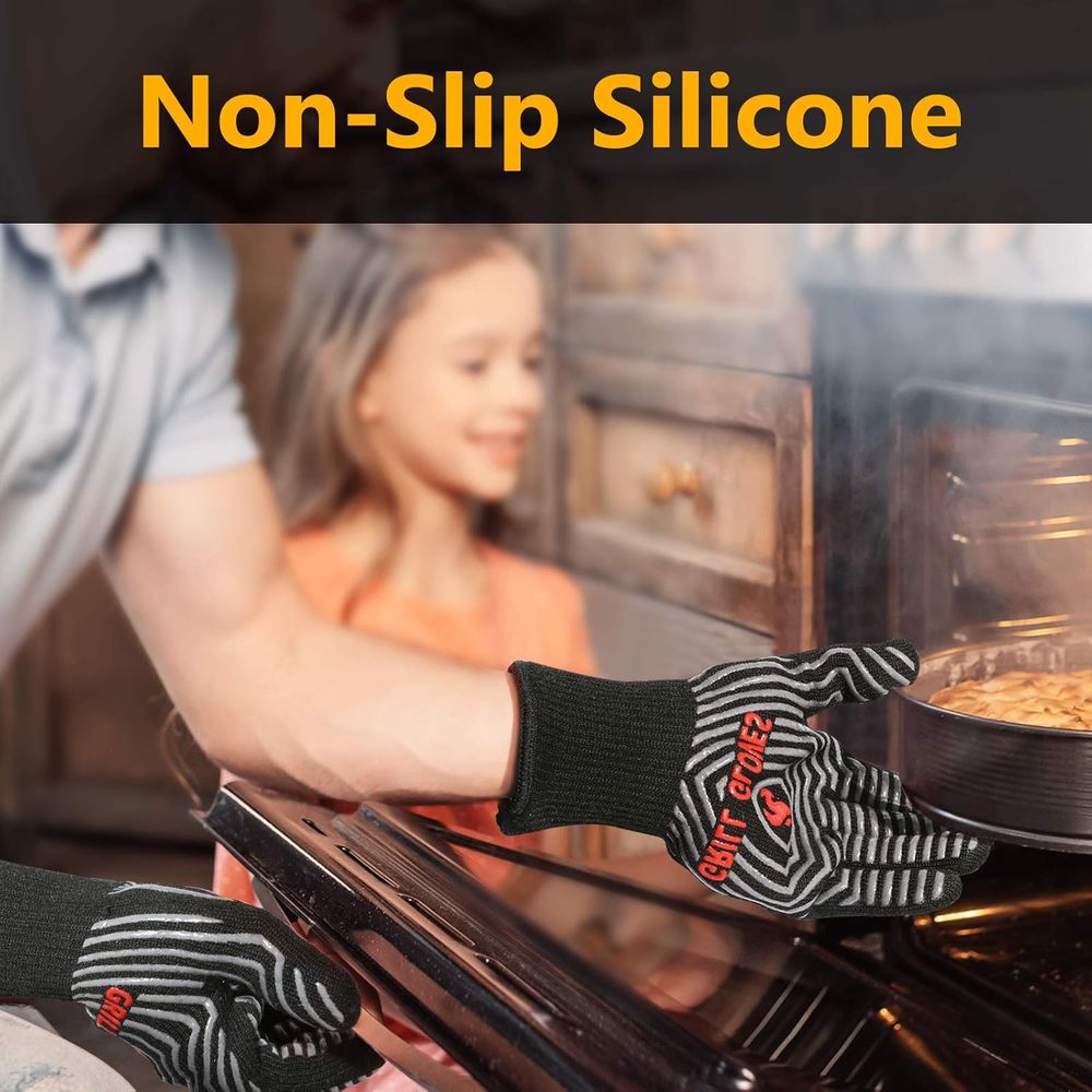 Silicone Heat Resistant Grilli - огляд і ціна Oven Mitt Silicone