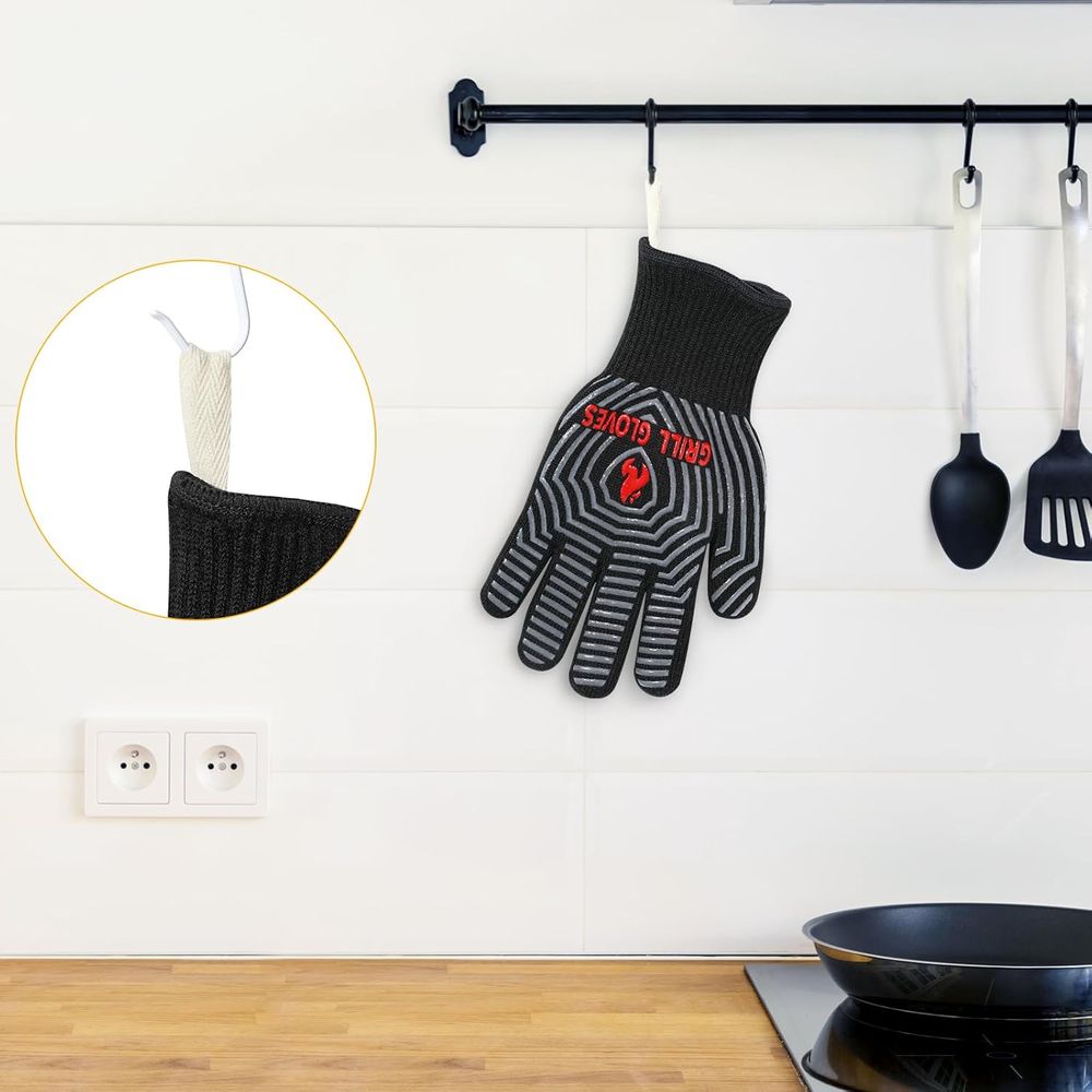 Silicone Heat Resistant Grilli - огляд і ціна Oven Mitt Silicone