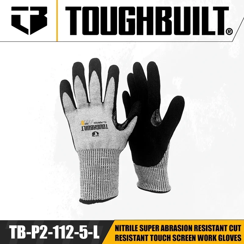TOUGHBUILT TB-P2-112-5-L Nitri - огляд і ціна Nitrile Mechanic Glove