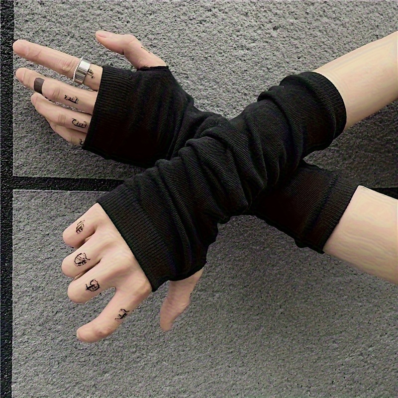 Fashion ninja arm cover, knitt - огляд і ціна Fingerless Glove Knit