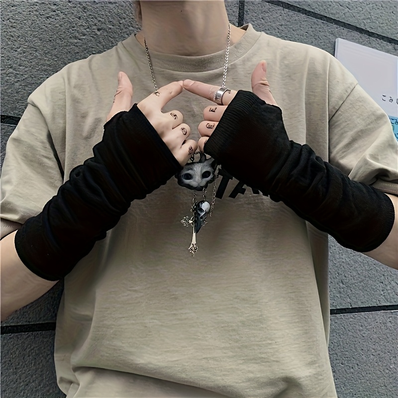 Fashion ninja arm cover, knitt - огляд і ціна Fingerless Glove Knit