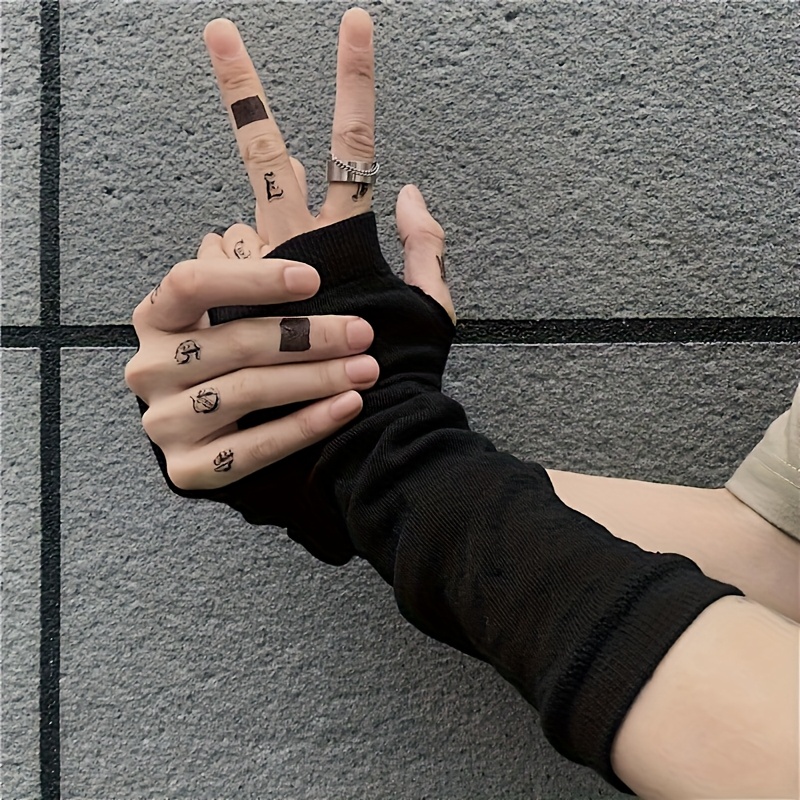 Fashion ninja arm cover, knitt - огляд і ціна Fingerless Glove Knit