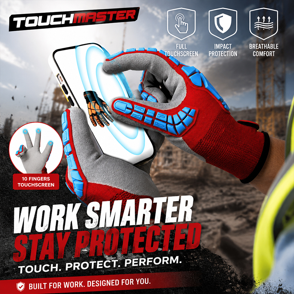 Anti-Impact Anti-Slip Nitrile  - огляд і ціна Work Glove Impact