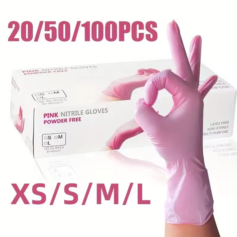 20/50/100PCS Pink Disposable G - огляд і ціна Nitrile Mechanic Glove