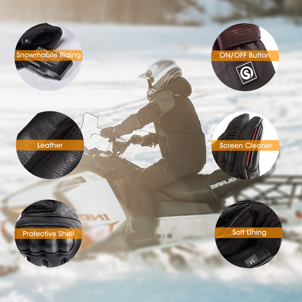 Snow Deer Winter Electric Heat - огляд і ціна Ski Glove Waterproof