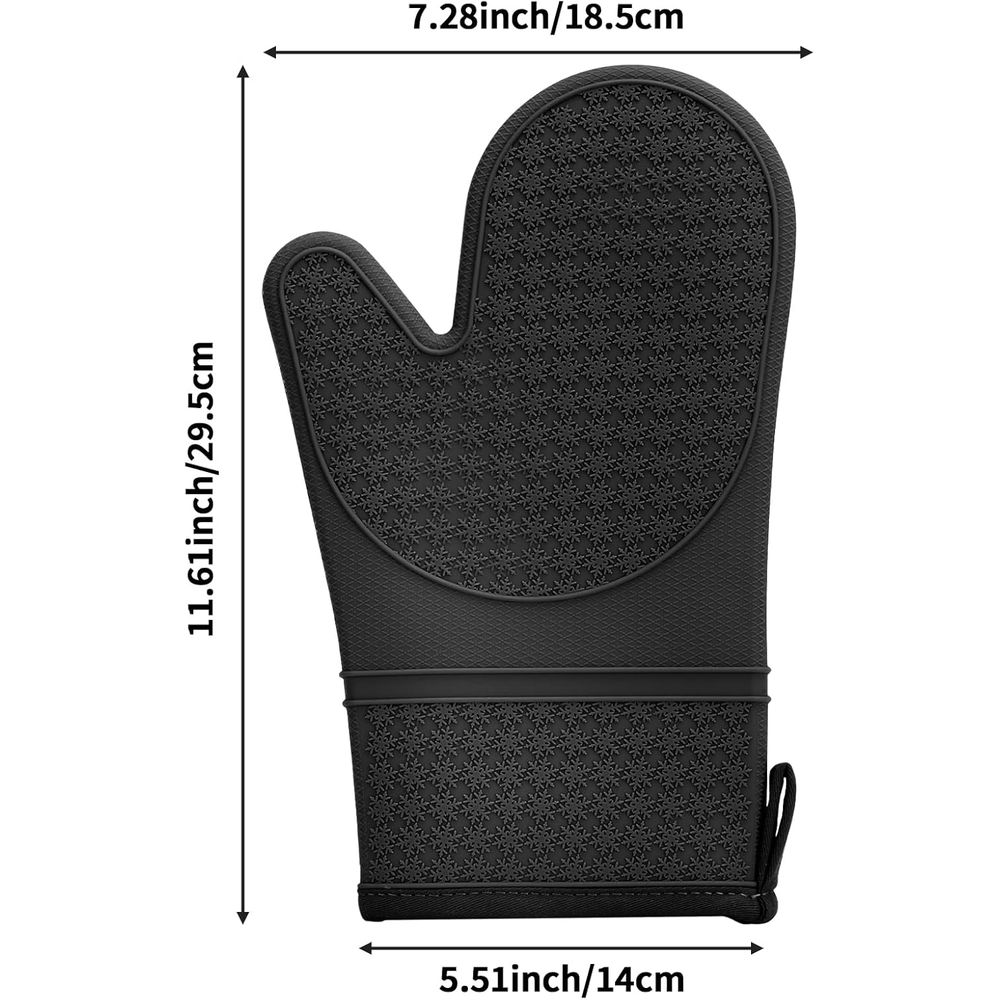 Heat Resistant Silicone Oven M - огляд і ціна Oven Mitt Silicone