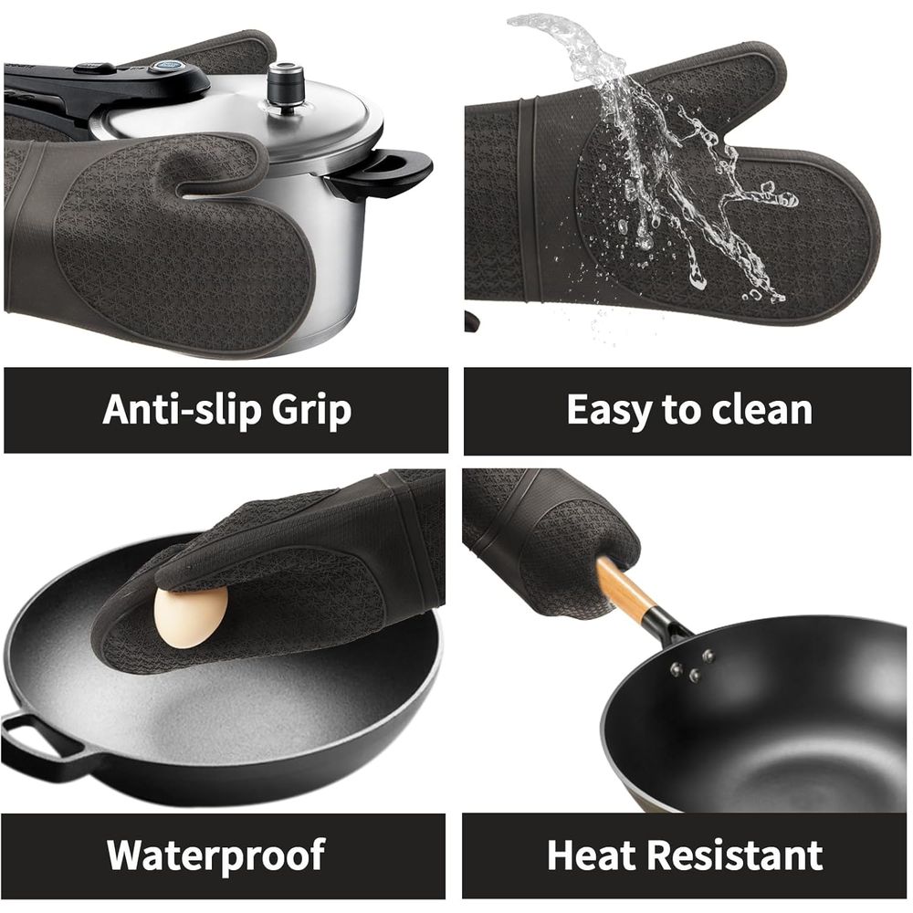 Heat Resistant Silicone Oven M - огляд і ціна Oven Mitt Silicone