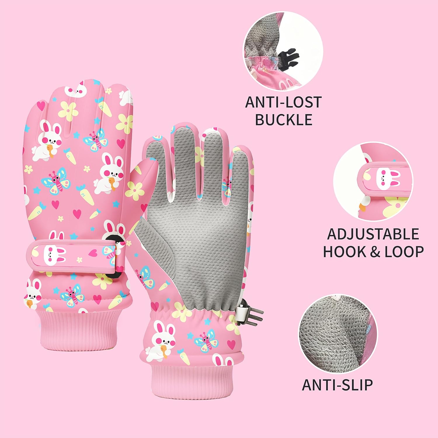 Kids Winter Snow Gloves, Water - огляд і ціна Winter Glove Insulated