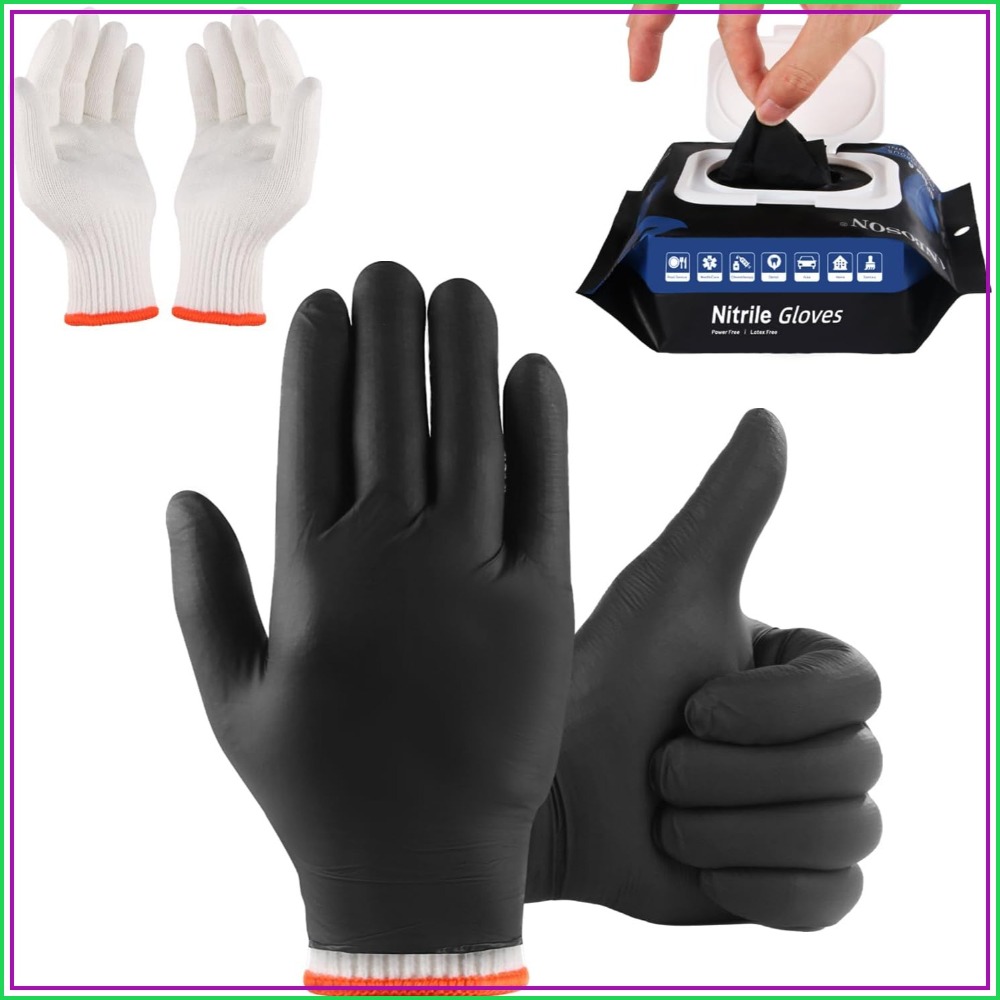 50 Disposable Nitrile Gloves + - огляд і ціна Heat Resistant Glove
