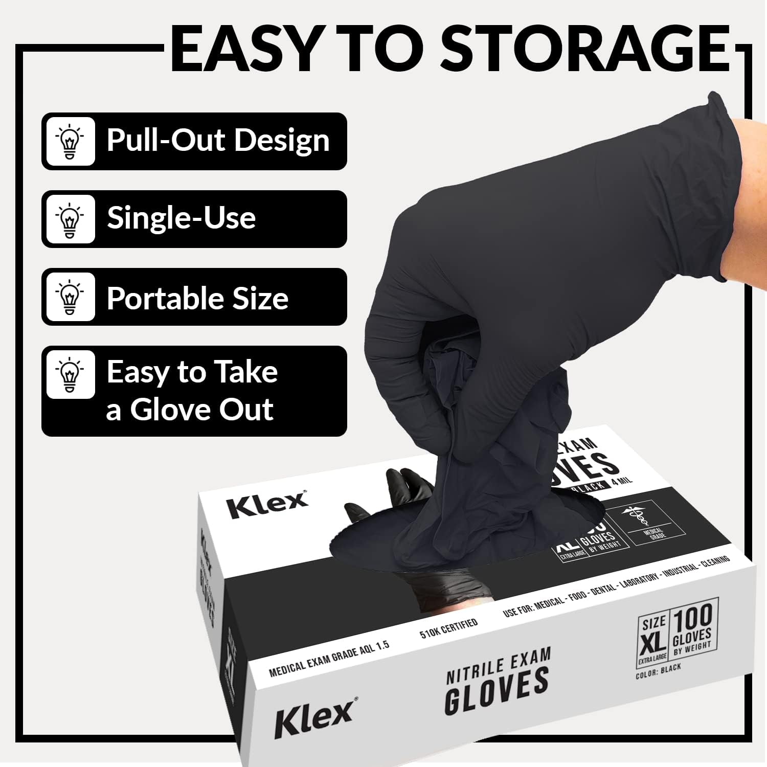 Nitrile Exam Gloves - Medical  - огляд і ціна Exam Glove Nitrile