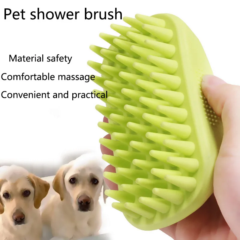 Pet Bath Brush Rubber Comb Hai - огляд і ціна Rubber Glove Cleaning