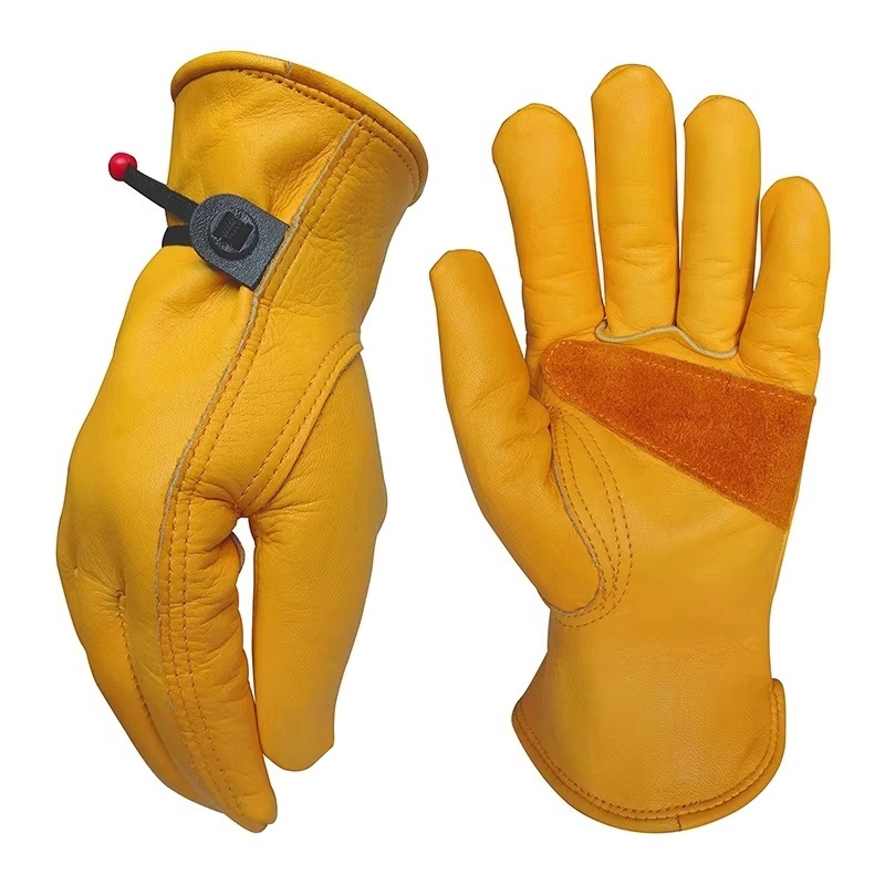 1 Pair Cowhide Heavy Duty Secu - огляд і ціна Leather Driving Glove