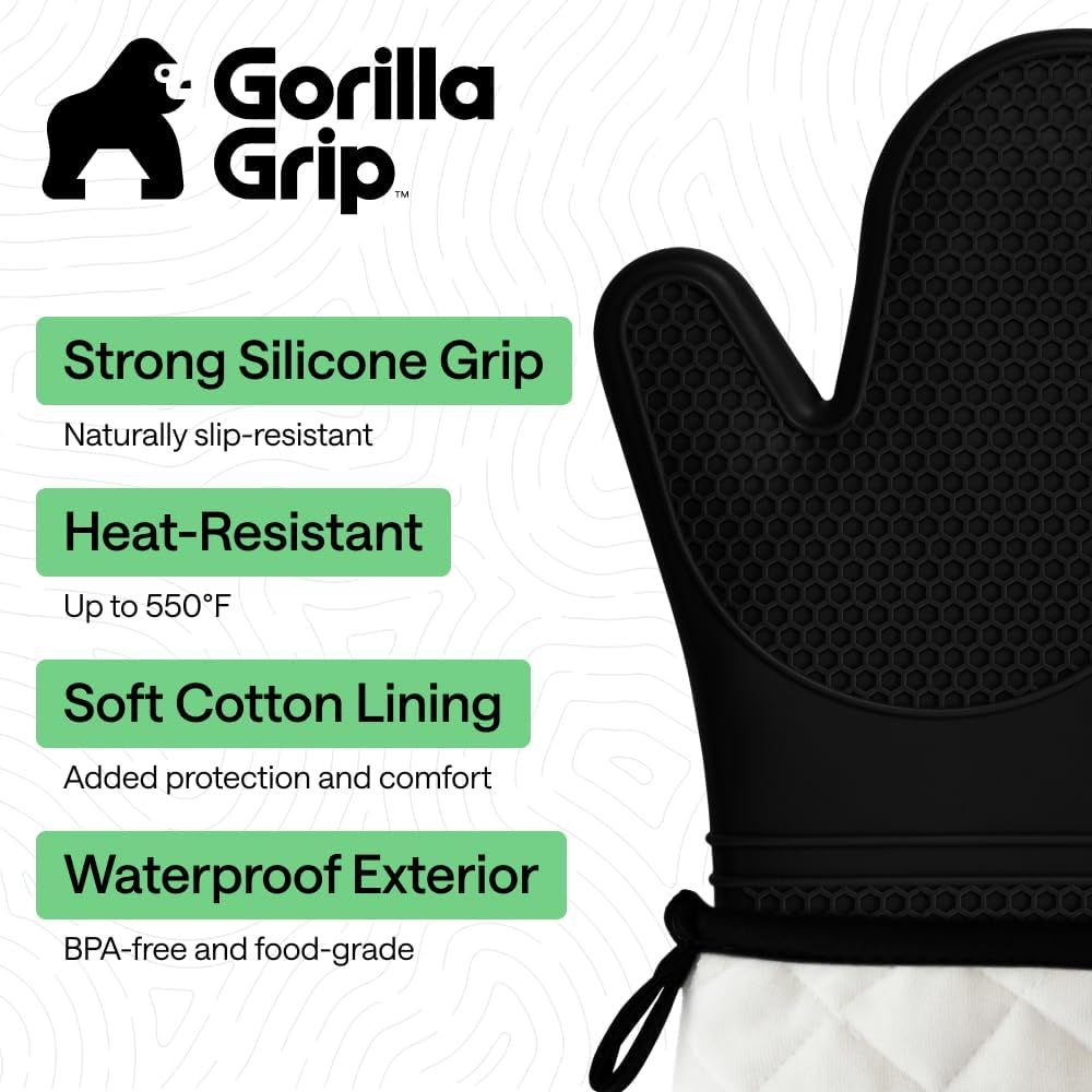 Heat Resistant Silicone Oven M - огляд і ціна Oven Mitt Silicone