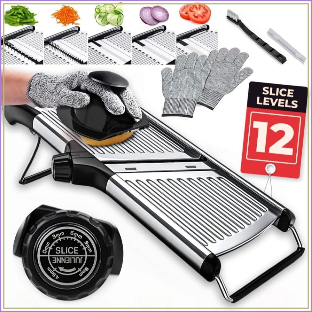 Adjustable Mandoline Food Slic - огляд і ціна Cut Resistant Glove