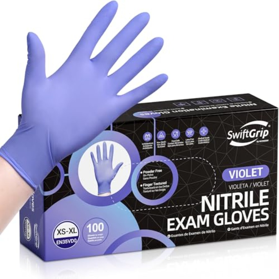 SwiftGrip Disposable Nitrile E - огляд і ціна Exam Glove Nitrile