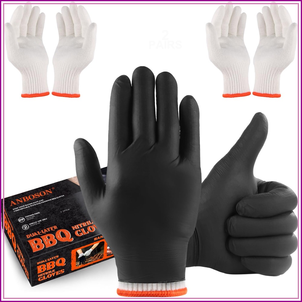 Disposable BBQ Gloves 100 Pack - огляд і ціна Heat Resistant Glove