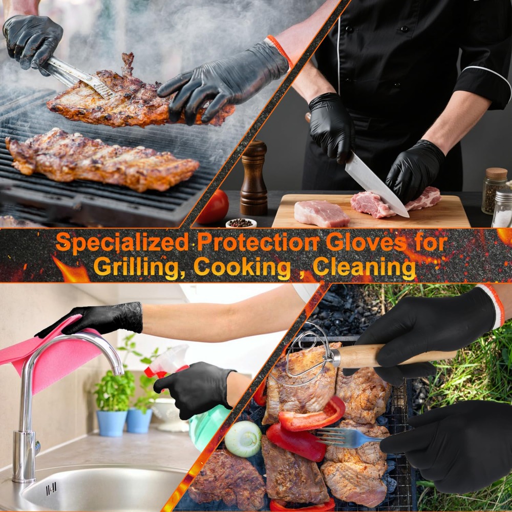 Disposable BBQ Gloves 100 Pack - огляд і ціна Heat Resistant Glove