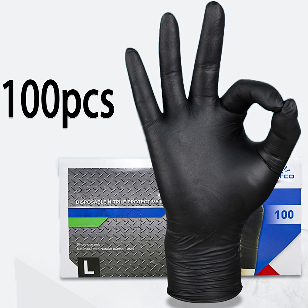 Black Nitrile Disposable Glove - огляд і ціна Nitrile Mechanic Glove