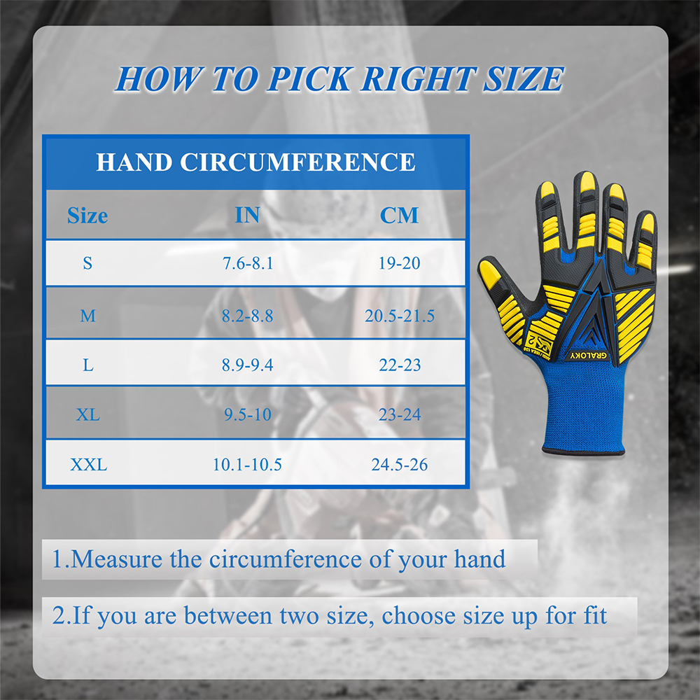 ANSI Level 2 Impact Resistant  - огляд і ціна Work Glove Impact