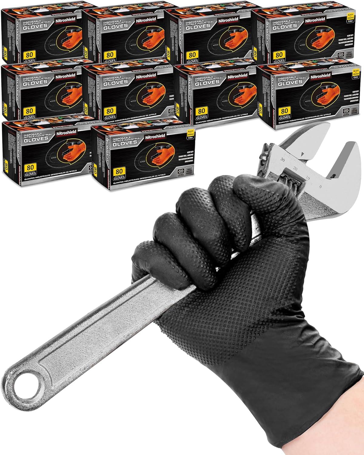 9mil Heavy Duty Disposable Nit - огляд і ціна Nitrile Mechanic Glove