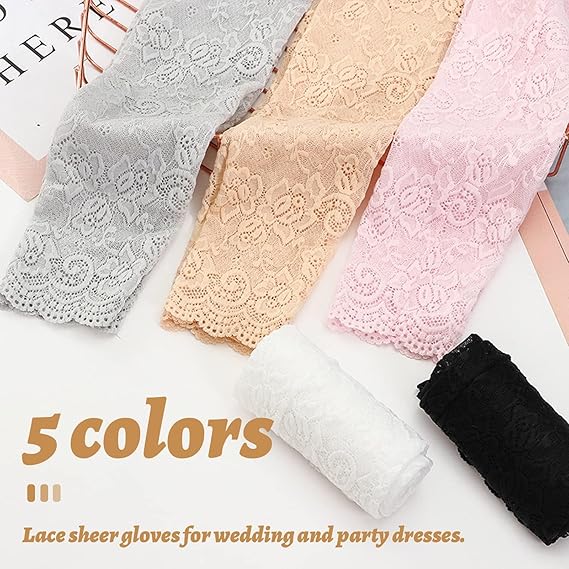 New 1Pair Sexy Lace Hollow-Out - огляд і ціна Fingerless Glove Knit