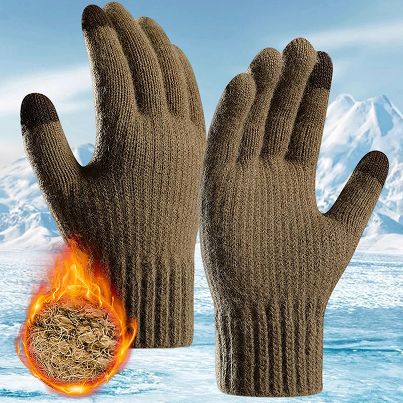 2025 Men's Winter Warm Touchsc - огляд і ціна Wool Glove Lined