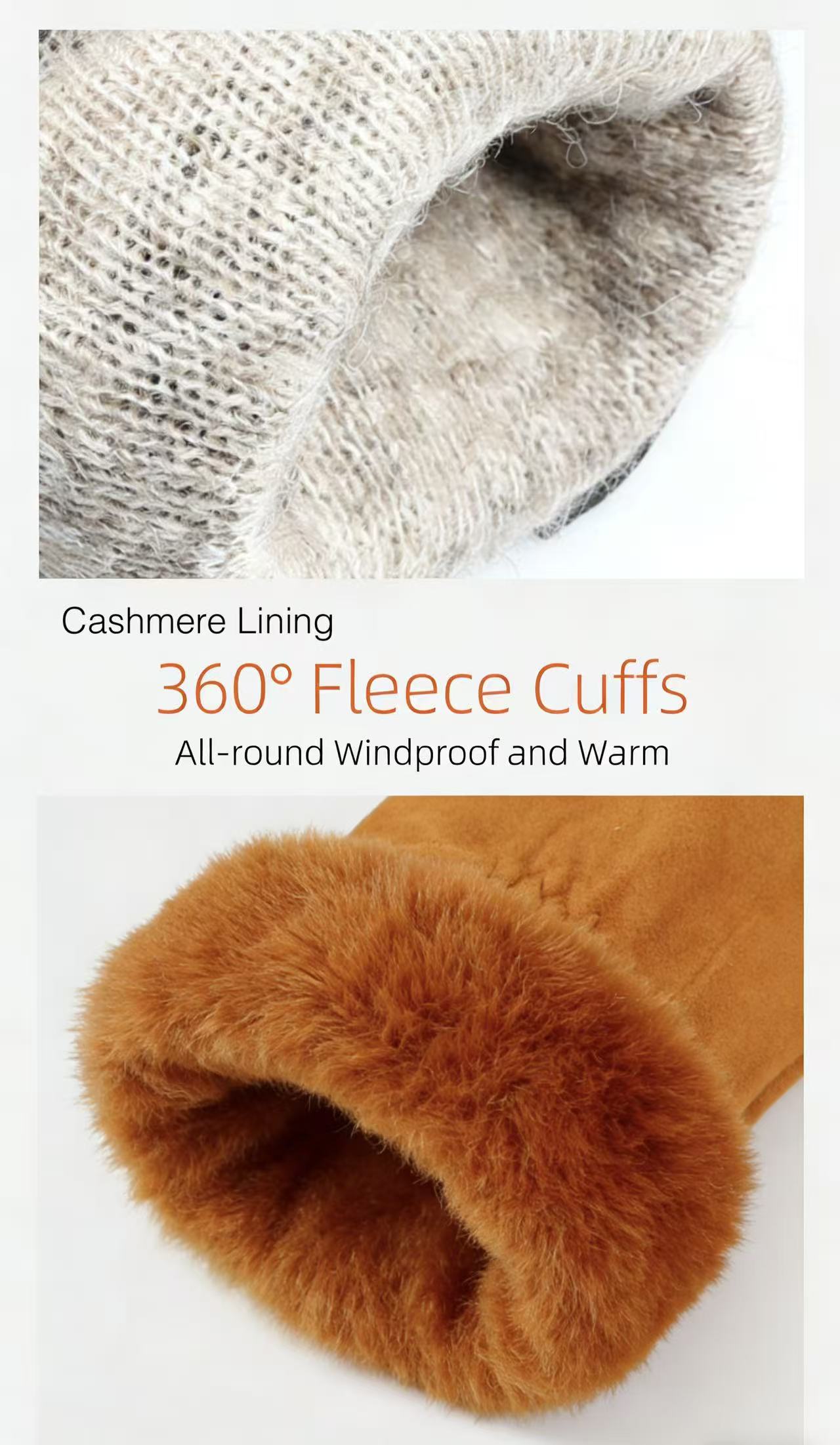 Women's Deerskin Warm Gloves A - огляд і ціна Wool Glove Lined