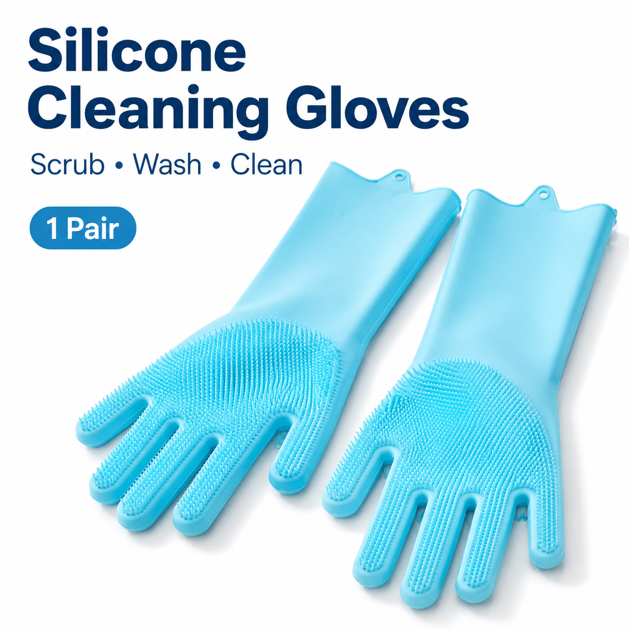 1 Pair Silicone Cleaning Glove - огляд і ціна Dish Glove Rubber
