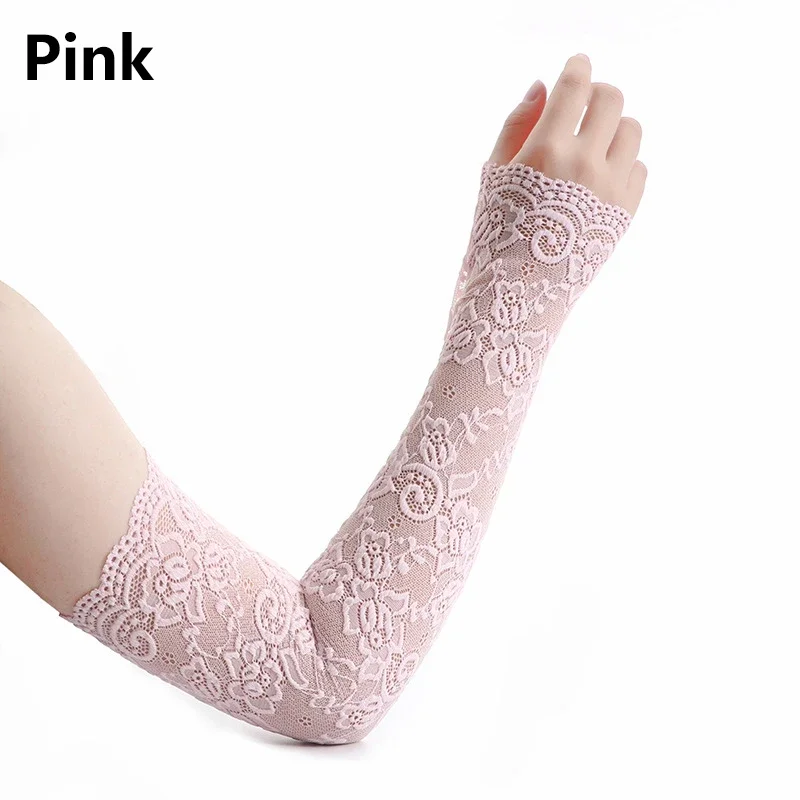 Summer Sunscreen Lace Arm Slee - огляд і ціна Fingerless Glove Knit