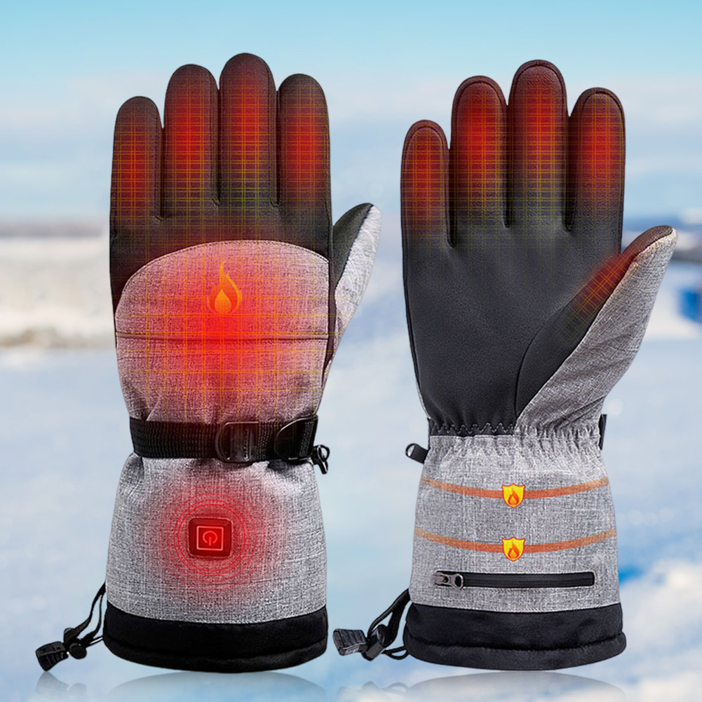 Electric Heated Gloves Men Wom - огляд і ціна Ski Glove Waterproof