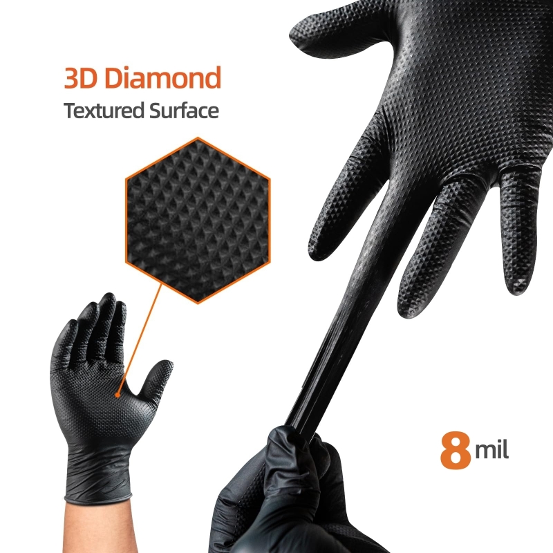 Heavy Duty Nitrile Safety Work - огляд і ціна Nitrile Mechanic Glove