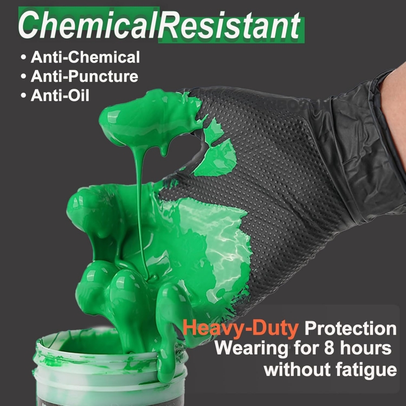 Heavy Duty Nitrile Safety Work - огляд і ціна Nitrile Mechanic Glove