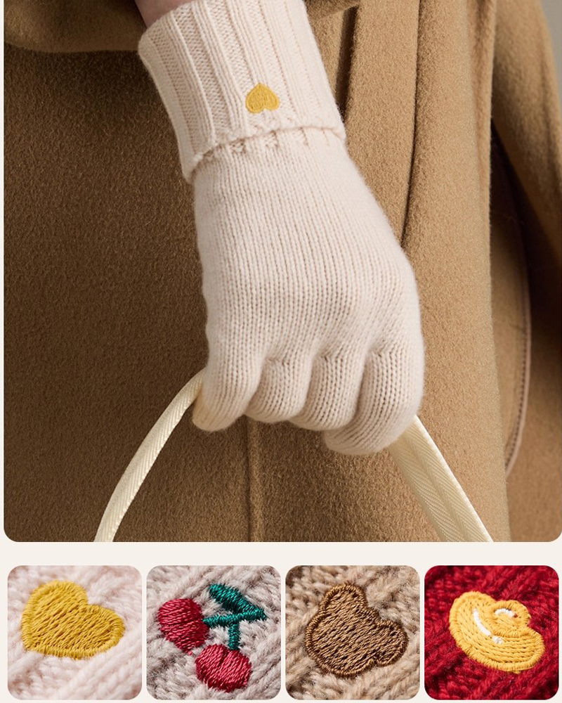 100% Wool Winter Beanie Hat Sc - огляд і ціна Wool Glove Lined