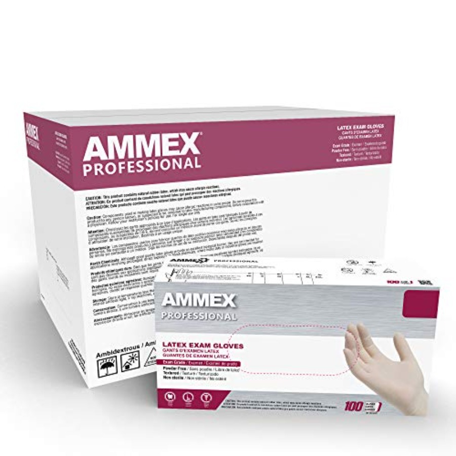 AMMEX White Latex Disposable E - огляд і ціна Latex Disposable Glove