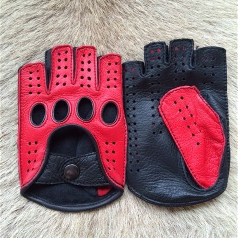 Retro Half Finger Goat Leather - огляд і ціна Leather Driving Glove