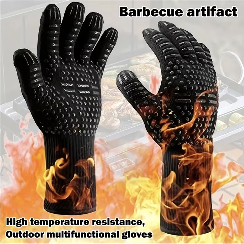1 Pair Oven Gloves Oven Mitts  - огляд і ціна Oven Mitt Silicone