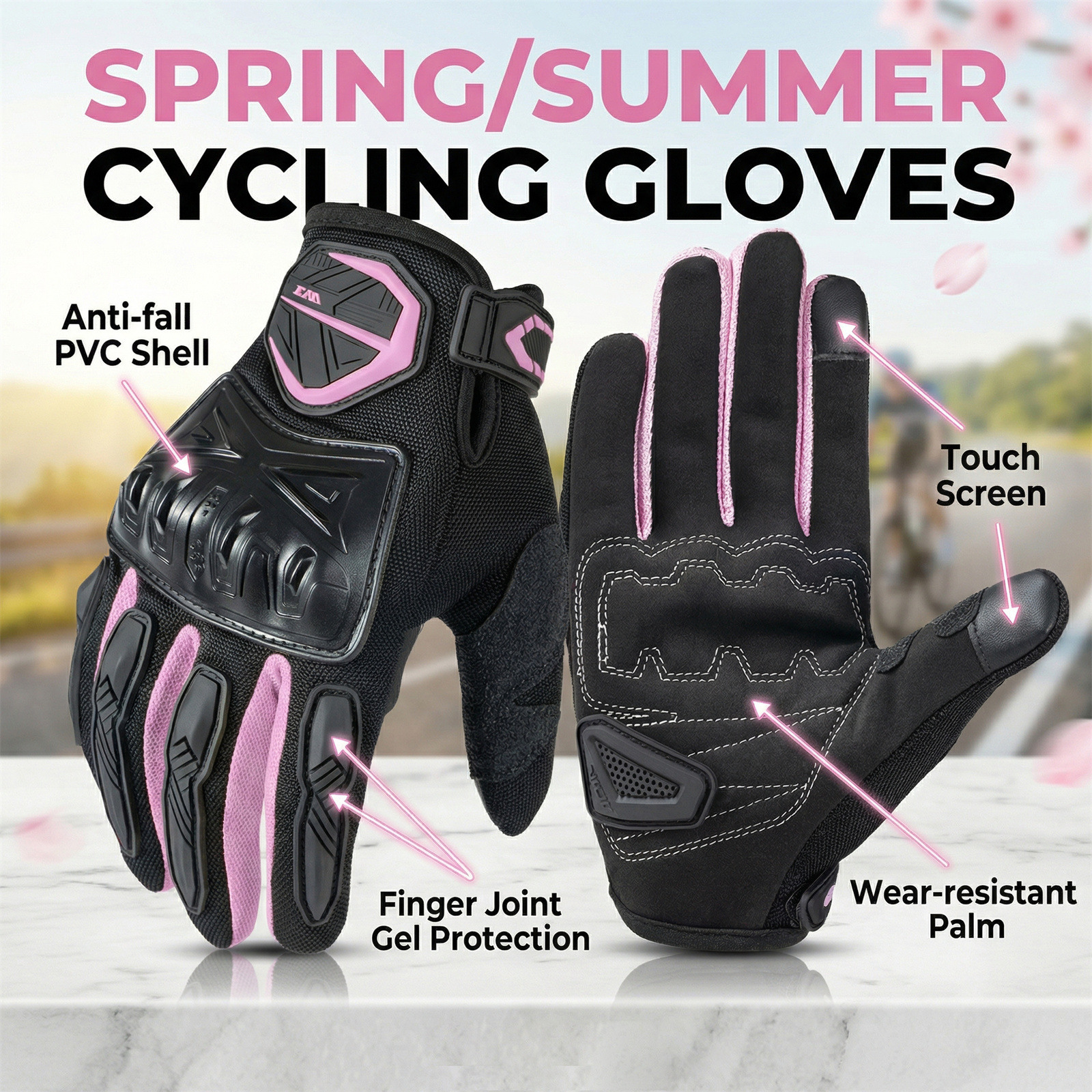 Summer Motorcycle Gloves Men W - огляд і ціна Cycling Glove Padded