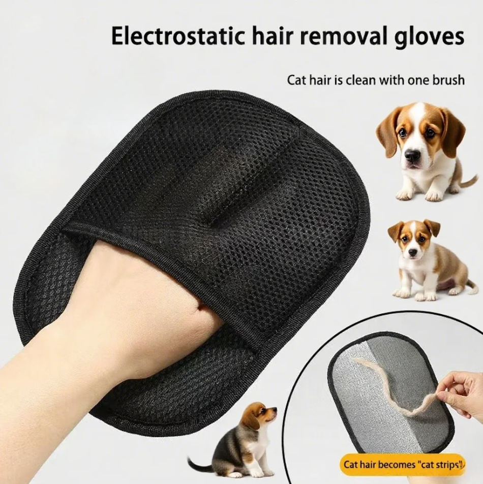 2-in-1 Reusable Pet Grooming G - огляд і ціна Rubber Glove Cleaning