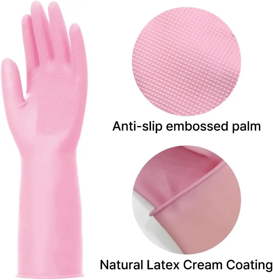 3 Pairs Cream-Coating Rubber G - огляд і ціна Rubber Glove Cleaning