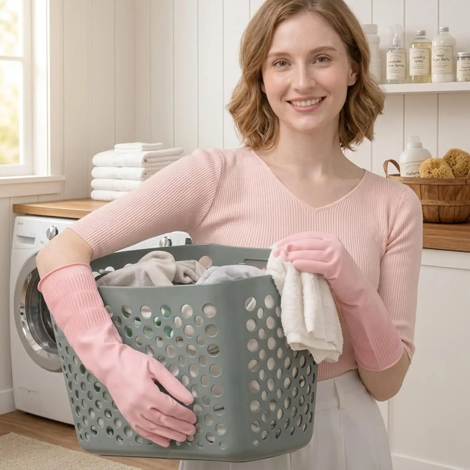Reusable Rubber Dishwashing Gl - огляд і ціна Rubber Glove Cleaning