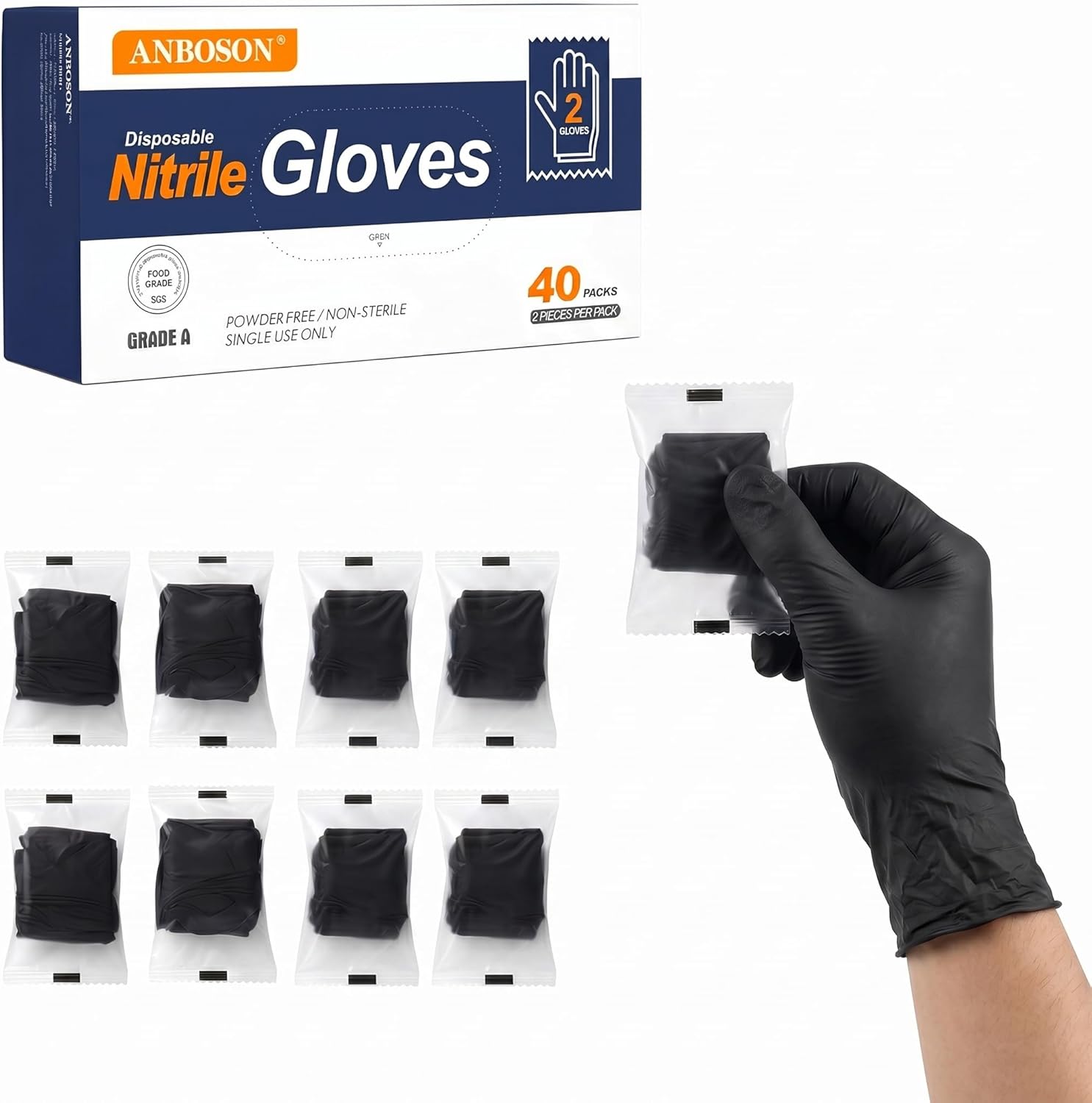 Nitrile Disposable Gloves 5mil - огляд і ціна Latex Disposable Glove