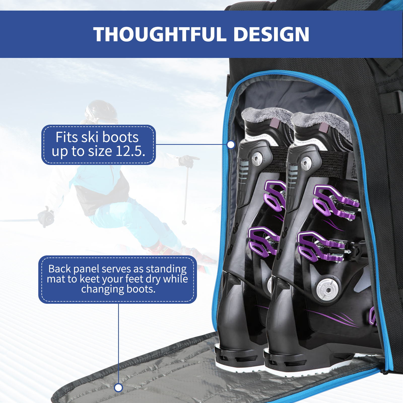 Ski Boots Bag Outdoor Skiing C - огляд і ціна Ski Glove Waterproof